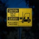 Bilingual Forklift Traffic Aluminum Sign (HIP Reflective)