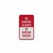 Bilingual No Dumping Allowed Aluminum Sign (EGR Reflective)