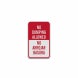 Bilingual No Dumping Allowed Aluminum Sign (Diamond Reflective)