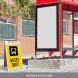 Buses Only Corflute Sign (Non Reflective)
