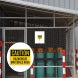 Caution Hazardous Material Area Decal (Non Reflective)