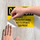 Only Authorized Personnel Allowed To Operate Decal (Non Reflective)