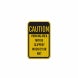 Parking Area May Be Slippery When Wet Aluminum Sign (EGR Reflective)