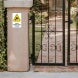 Security Surveillance System In Operation Decal (Non Reflective)