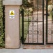 Closed Circuit Surveillance Cameras Decal (Non Reflective)