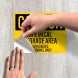 Chemical Storage Area Authorized Personnel Only Decal (Non Reflective)