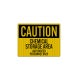 Chemical Storage Area Authorized Personnel Only Decal (EGR Reflective)