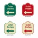 Custom Directions Palladio Aluminum Sign (HIP Reflective)