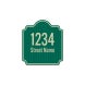 Custom Street Name & Number Palladio Aluminum Sign (HIP Reflective)