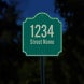 Custom Street Name & Number Palladio Aluminum Sign (HIP Reflective)