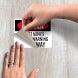 OSHA Robot Moves Decal (Non Reflective)