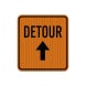 Detour Road Aluminum Sign (HIP Reflective)