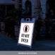 Do Not Enter Corflute Sign (Reflective)