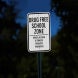 Drugs Alcohol & Tobacco Products Prohibited Aluminum Sign (EGR Reflective)