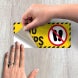 Tripping Hazard Decal (Non Reflective)