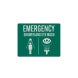 Shower & Eyewash Decal (EGR Reflective)