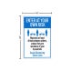 Social Distancing Saves Lives Corflute Sign (Non Reflective)