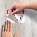 Climb Ladder Carefully Decal (Non Reflective)