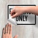 Entrance Only Decal (EGR Reflective)