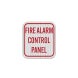 Fire Alarm Control Panel Aluminum Sign (EGR Reflective)