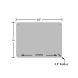 Fire & Smoke Barrier Aluminum Sign (EGR Reflective)