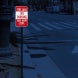 Fire Lane No Parking Aluminum Sign (EGR Reflective)