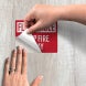 Flammable Keep Fire Away Decal (EGR Reflective)