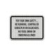 Court Rules Aluminum Sign (Diamond Reflective)