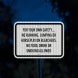 Court Rules Aluminum Sign (Diamond Reflective)