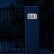 Gate Id Warning Aluminum Sign (Diamond Reflective)