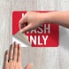 Food Industry Sink Decal (Non Reflective)