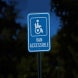 Van Accessible Parking Aluminum Sign (EGR Reflective)