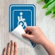 Van Accessible Parking Decal (EGR Reflective)