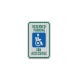 Reserved Parking Van Accessible Aluminum Sign (HIP Reflective)