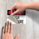 OSHA Danger High Pressure Decal (Non Reflective)