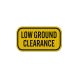 Railroad Warning Low Ground Clearance Aluminum Sign (EGR Reflective)
