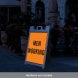 Men Working Corflute Sign (Reflective)