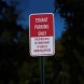 Reserved Tenant Parking Only Aluminum Sign (EGR Reflective)