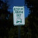 Parking Reserved Towing Aluminum Sign (HIP Reflective)