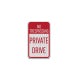 No Trespassing Private Drive Aluminum Sign (EGR Reflective)
