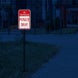 No Trespassing Private Drive Decal (EGR Reflective)
