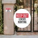 Keep Out Leased Hunting Decal (Non Reflective)
