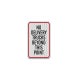 No Delivery Trucks Aluminum Sign (EGR Reflective)