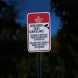 No Dumpster Diving Aluminum Sign (Diamond Reflective)