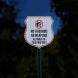 No Guns Shield Aluminum Sign (HIP Reflective)