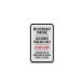 No Overnight Parking Aluminum Sign (Diamond Reflective)