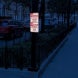 Bilingual Restricted Parking Aluminum Sign (EGR Reflective)