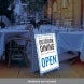 Outdoor Dining Open Corflute Sign (Reflective)