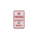 No Parking By Order Of Fire Marshal Aluminum Sign (EGR Reflective)