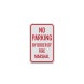 No Parking By Order Of Fire Marshal Aluminum Sign (Diamond Reflective)